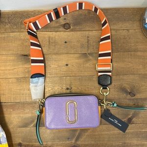 Marc Jacobs The Colorblock Snapshot Bag, Hyacinth